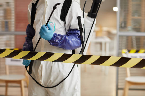 Professional Sewage Cleanup technician working in Chatham, MA